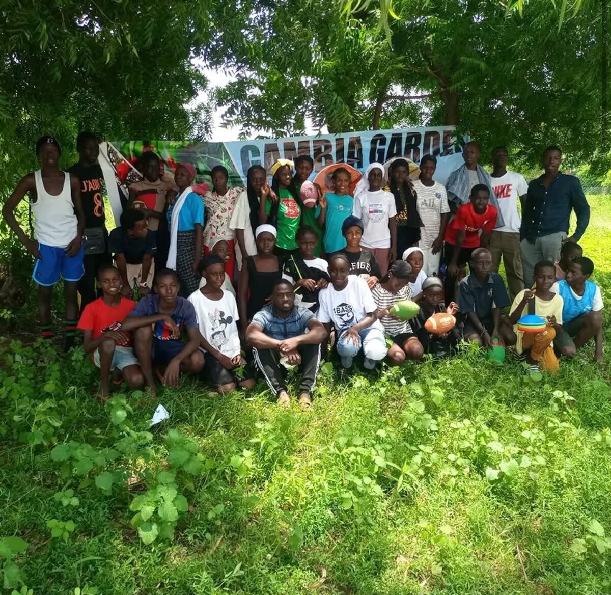 Gambia Garden community group photo